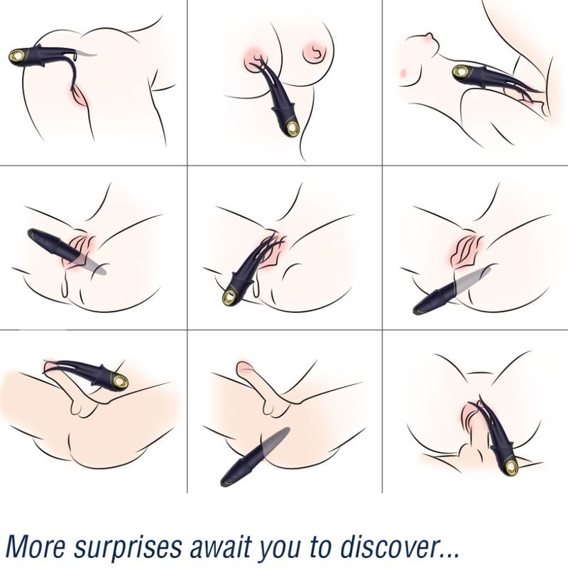 ARMONY - SHADOW VIBRATOR DOUBLE HEAD TEASING BLUE