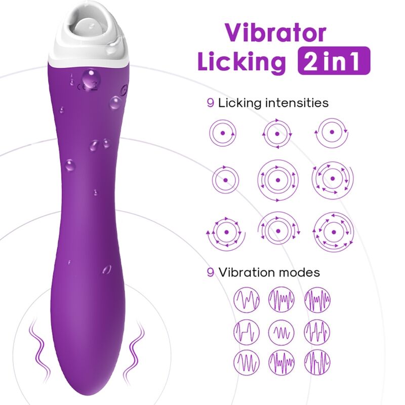 ARMONY - FAIRYLAND LICKS VIBRANT CLIT AND VIBRATOR PURPLE