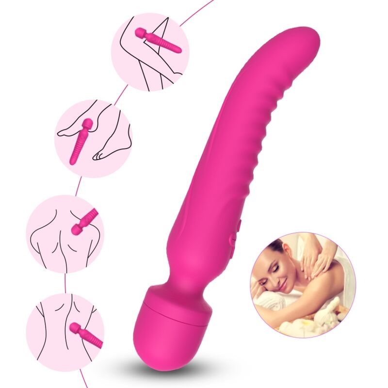ARMONY - MISSION MASSAGER &amp; VIBRATOR HEAT EFFECT FUCHSIA