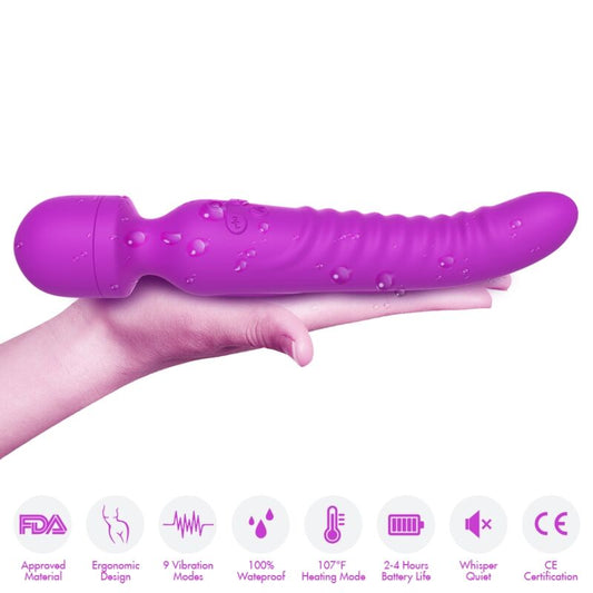 ARMONY - MISSION MASSAGER &amp; VIBRATOR HEAT EFFECT PURPLE