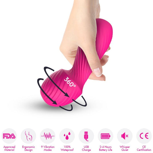 ARMONY - DAZZLE MASSAGER &amp; VIBRATOR SMALL FUCHSIA
