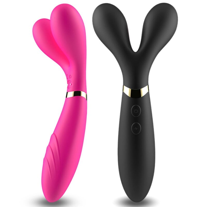ARMONY - Y-WAND MASSAGER &amp; VIBRATOR DOUBLE HEAD FUCHSIA