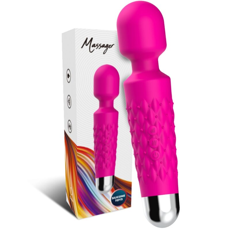 ARMONY - POSTMAN MASSAGER &amp; VIBRATOR SUPER FLEXIBLE HEAD FUCHSIA