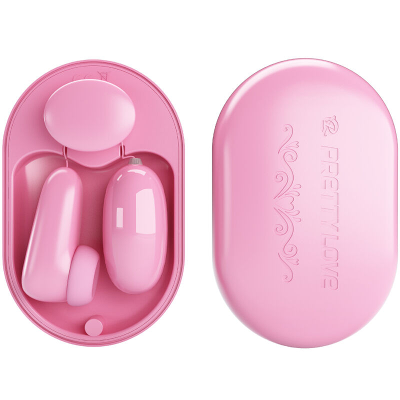 PRETTY LOVE - MAGIC BOX VIBRATION BALL &amp; PINK STIMULATOR