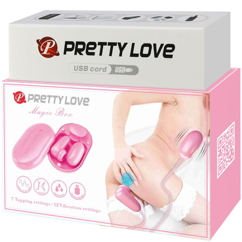 PRETTY LOVE - MAGIC BOX VIBRATION BALL &amp; PINK STIMULATOR