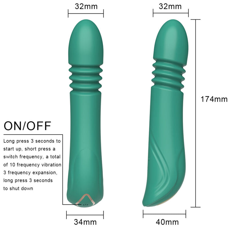 ARMONY - GREEN G-SPOT VIBRATOR &amp; DEPTH