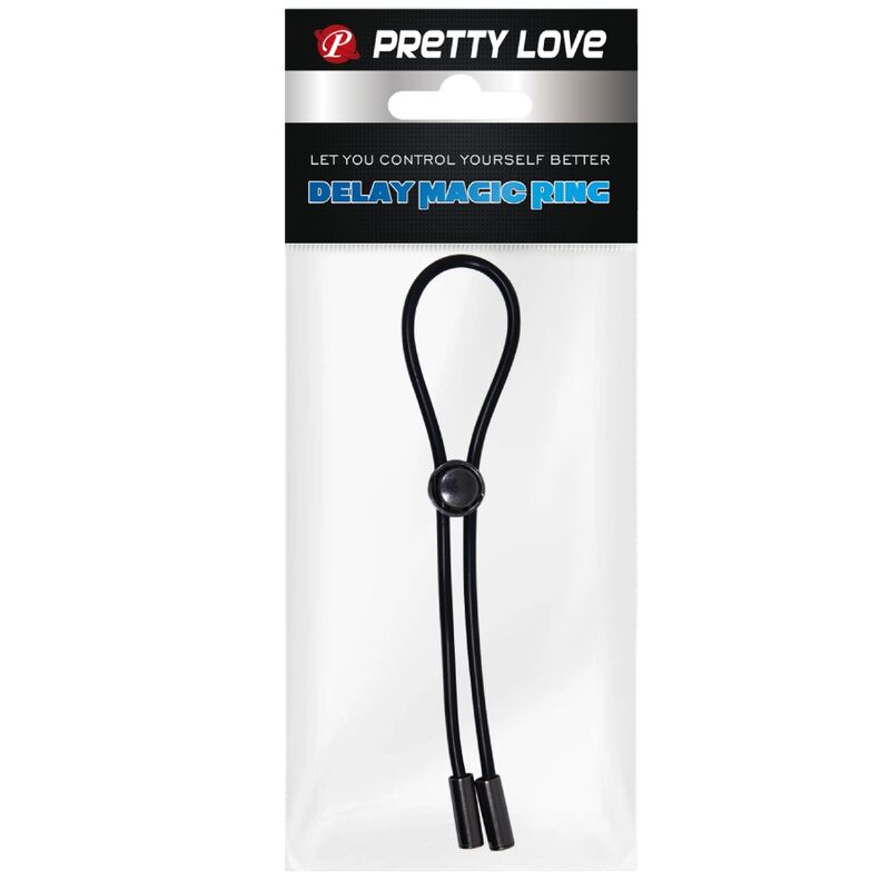 PRETTY LOVE - CORD-ON PENIS RING AND TESTICLES