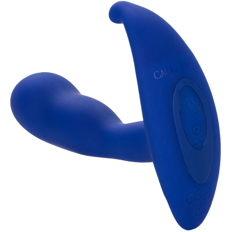 CALEXOTICS - ADMIRAL CURVED ANAL STIMULATOR &amp; VIBRATOR BLUE