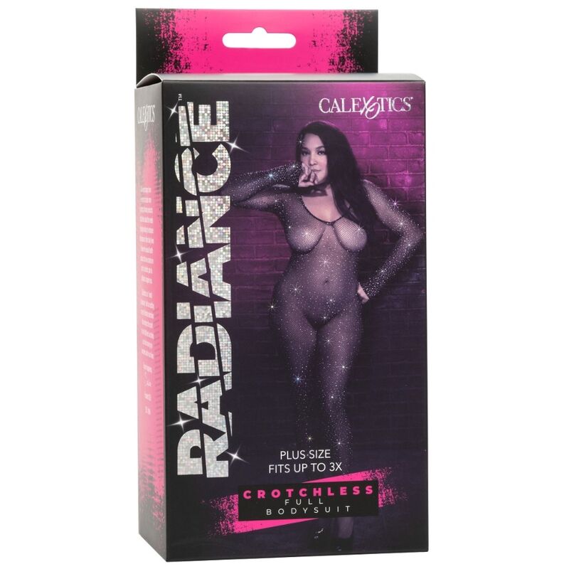 CALEXOTICS - RADIANCE RHINE FULL BODY BODYSUIT IN PLUS SIZE WITHOUT CROSS-STEP