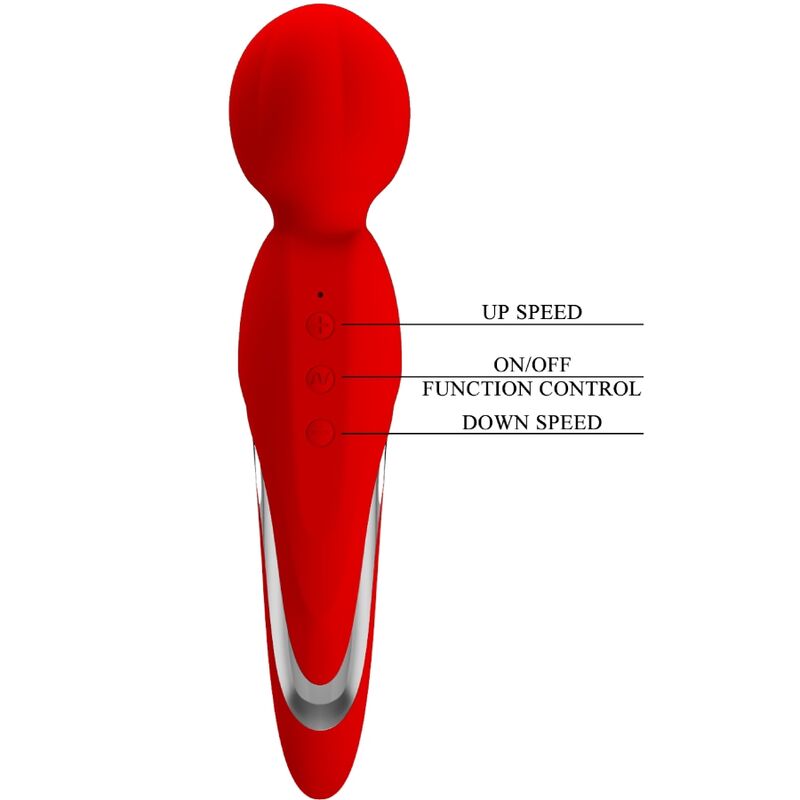 PRETTY LOVE - WALTER VIBRATOR ROD RED