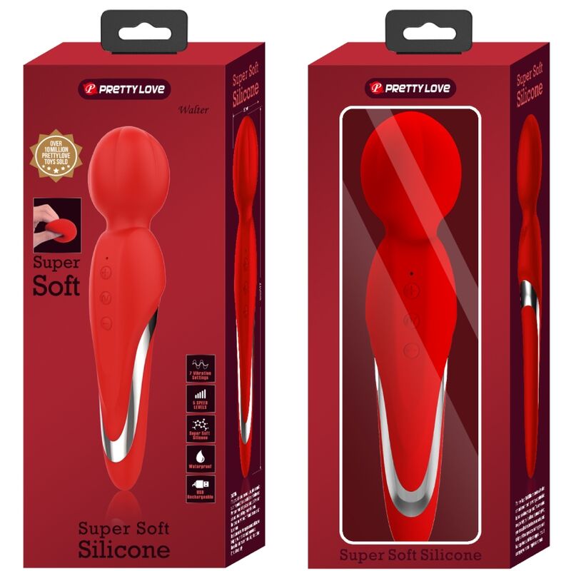 PRETTY LOVE - WALTER VIBRATOR ROD RED
