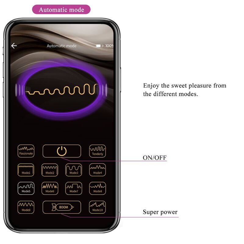 PRETTY LOVE - DOREEN PURPLE RECHARGEABLE VIBRATION EGG