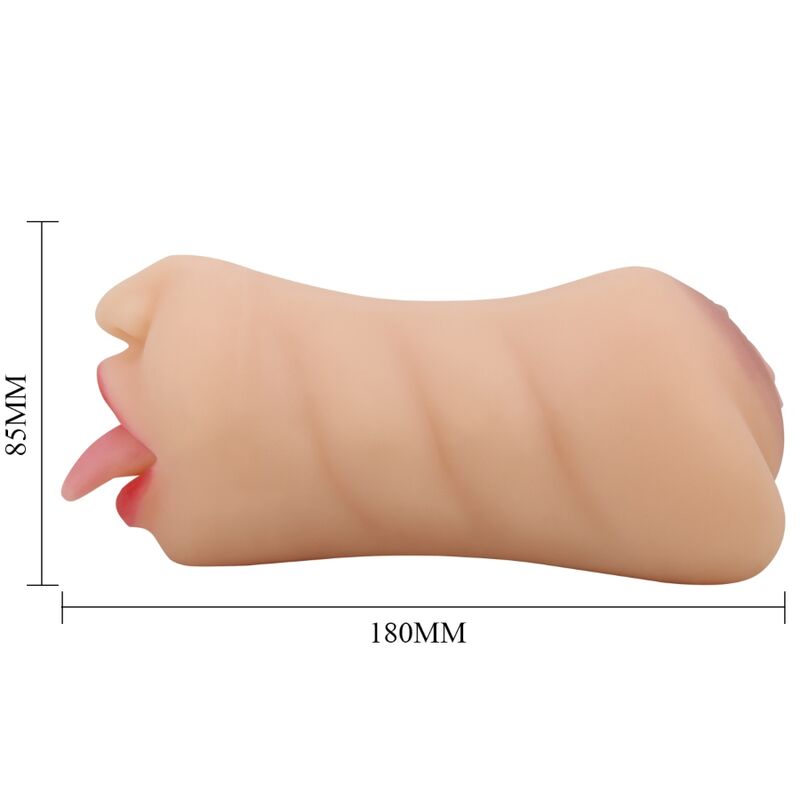 CRAZY BULL - SARAH VAGINA-SHAPED DOUBLE ENTRANCE MASTUBADOR