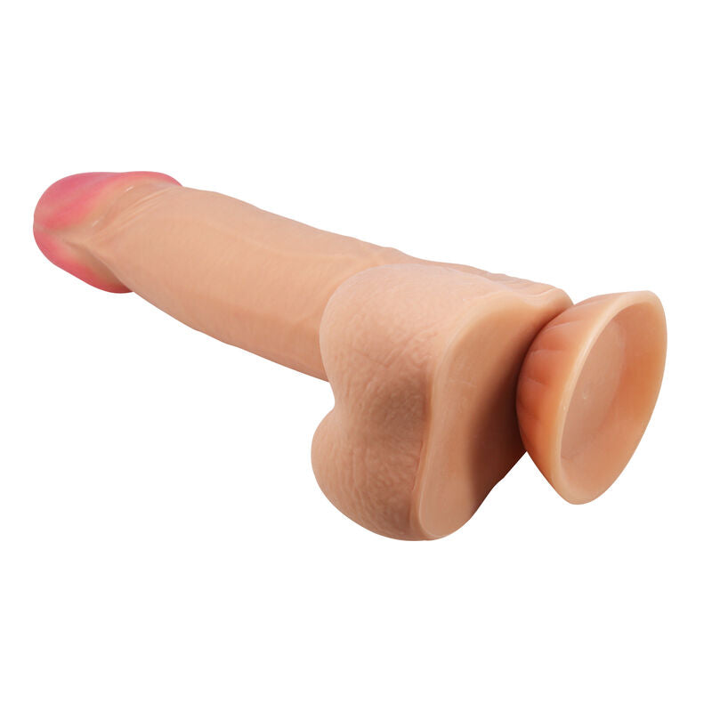 PRETTY LOVE - SLIDING SKIN SERIES REALISTIC DILDO WITH SLIDING SKIN SUCTION 8.25"