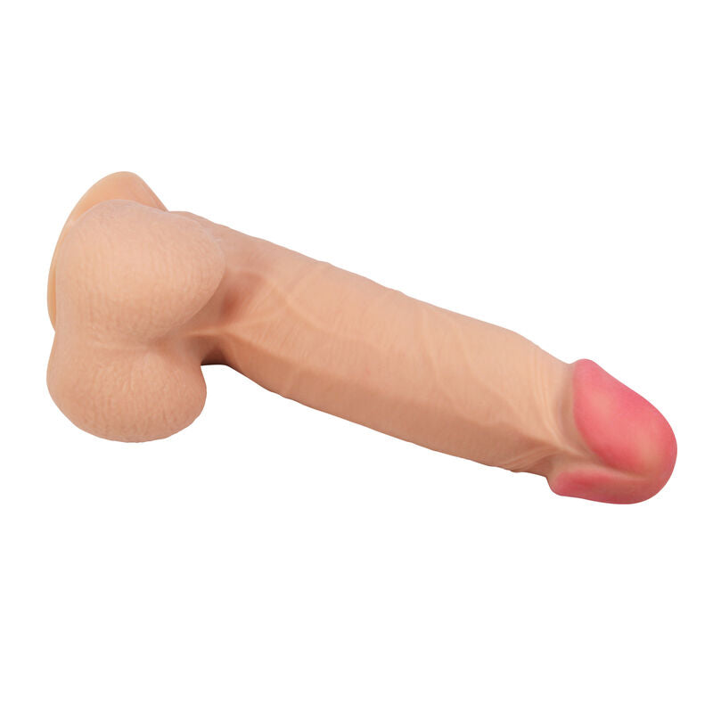 PRETTY LOVE - SLIDING SKIN SERIES REALISTIC DILDO WITH SLIDING SKIN SUCTION 8.25"