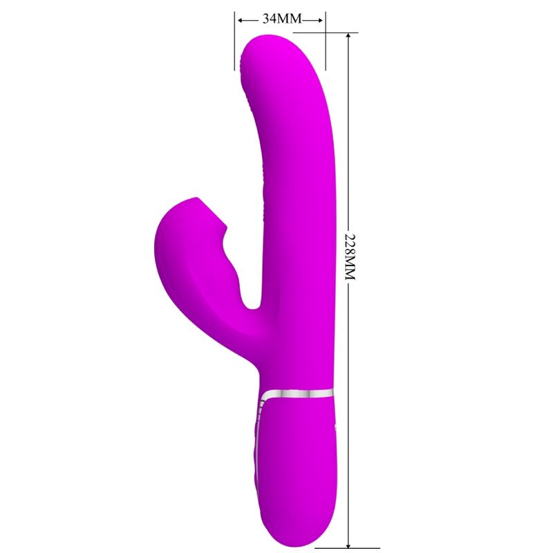 PRETTY LOVE - PERLITA MULTIFUNCTIONAL 3-IN-1 G-SPOT VIBRATOR VIOLET