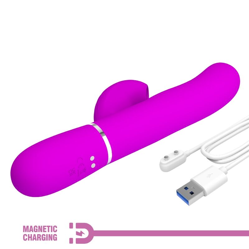 PRETTY LOVE - PERLITA MULTIFUNCTIONAL 3-IN-1 G-SPOT VIBRATOR VIOLET