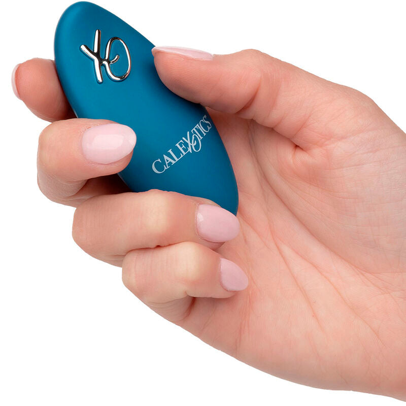 CALEXOTICS - RIDER MASSAGER DUAL MOTOR REMOTE CONTROL BLUE