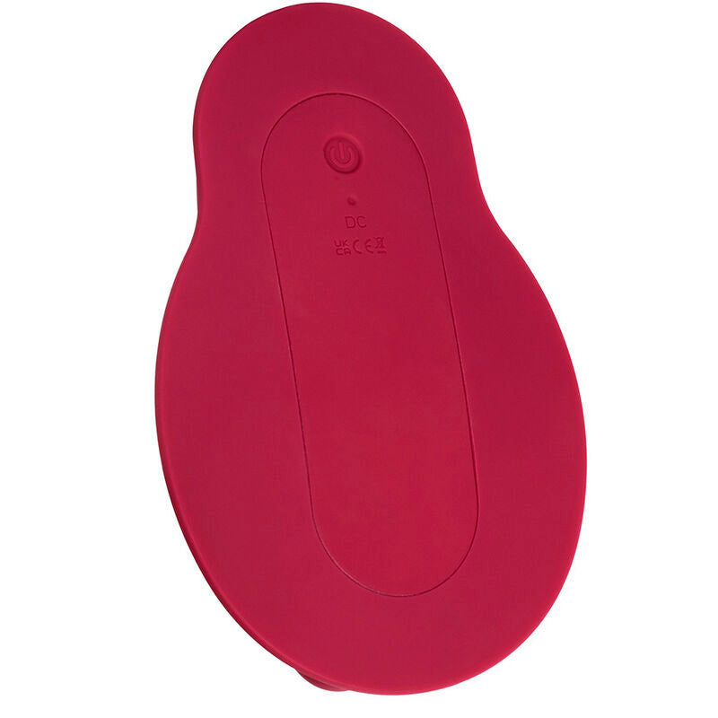 CALEXOTICS - RIDER MASSAGER DUAL MOTOR REMOTE CONTROL RED