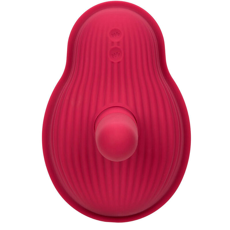 CALEXOTICS - RIDER MASSAGER DUAL MOTOR REMOTE CONTROL RED