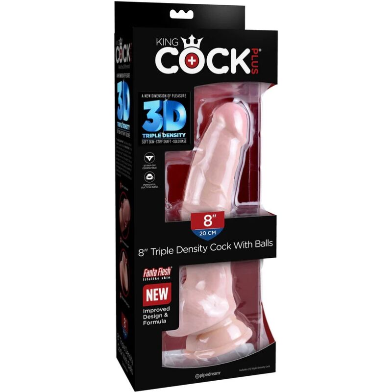 KING COCK - TRIPLE DENSE COCK 18.4 CM