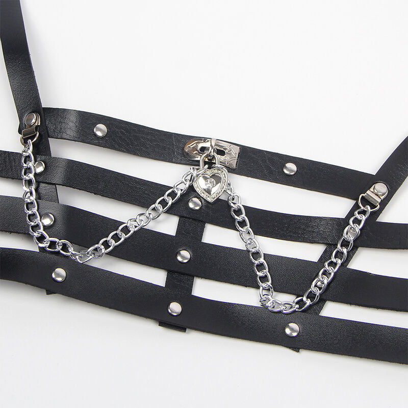 SUBBLIME - CORSET HARNESS WITH CHAIN ​​DETAIL ONE SIZE