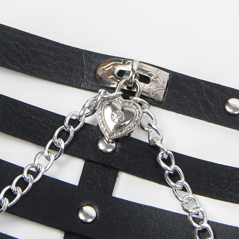 SUBBLIME - CORSET HARNESS WITH CHAIN ​​DETAIL ONE SIZE