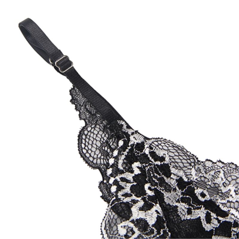 SUBBLIME - BABYDOLL FABRIC TULLE BREAST LACE L/XL