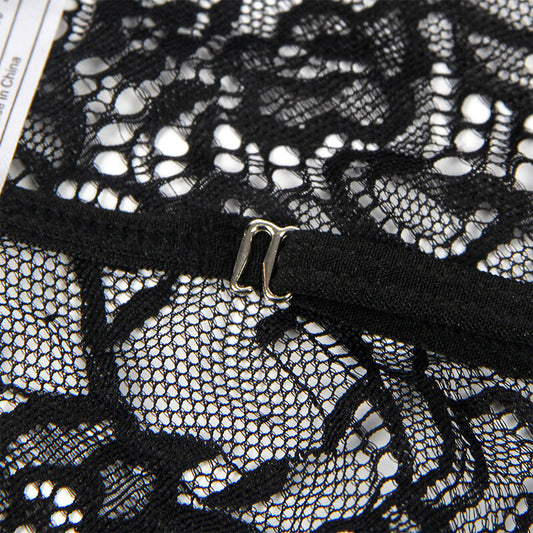 SUBBLIME - SPITZENBODY POLIZEIKOSTÜM SCHWARZ L/XL