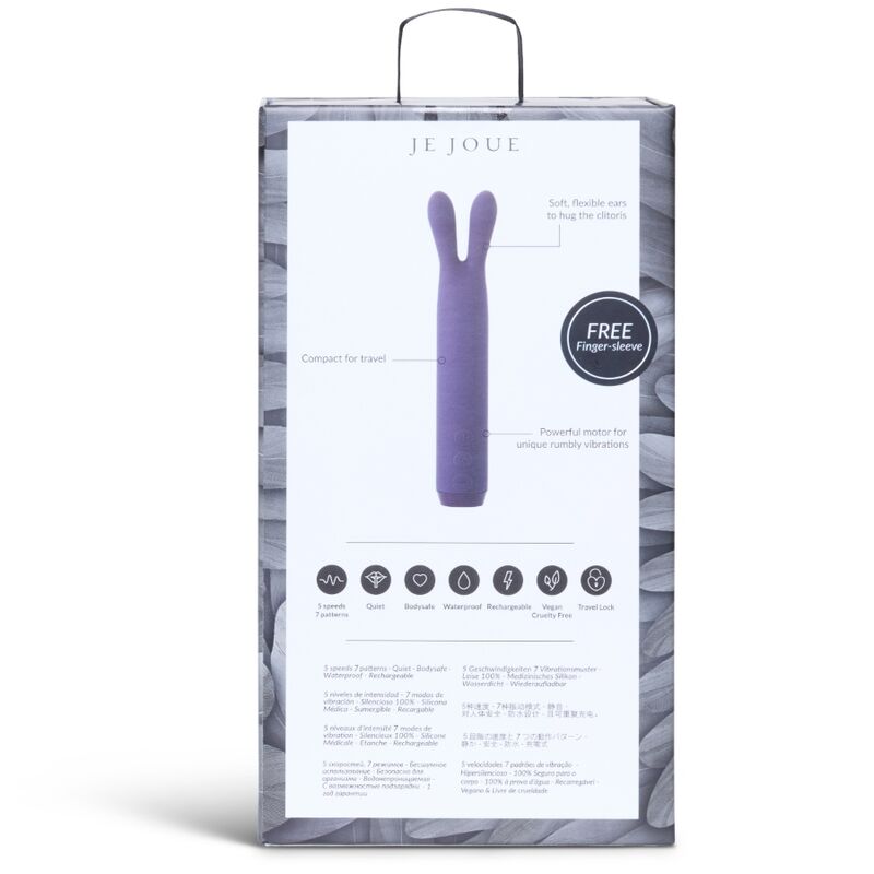 JE JOUE - VIBRANT BALL RABBIT PURPLE