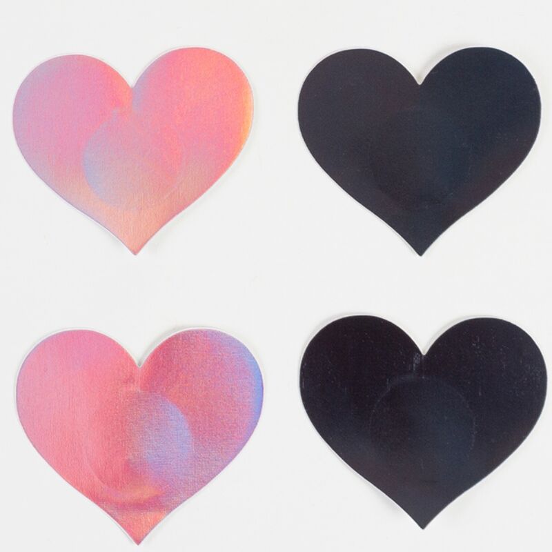 SECRET PLAY - WOW BOOBS! NIPPLE COVERS WITH HEART MOTIF