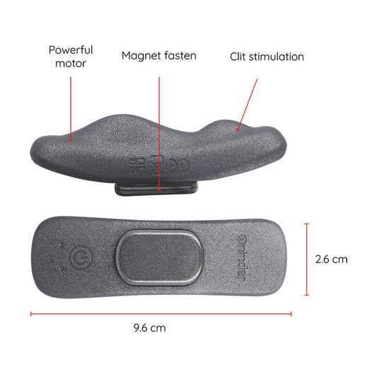 ONINDER - MANILA PANTY RECHARGEABLE VIBRATOR 9 SPEEDS 9.6 CM X 2.6 CM - FREE APP