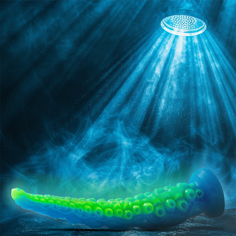EPIC - SCYLLA FLUORESCENT THIN TENTACLE DILDO, SMALL SIZE
