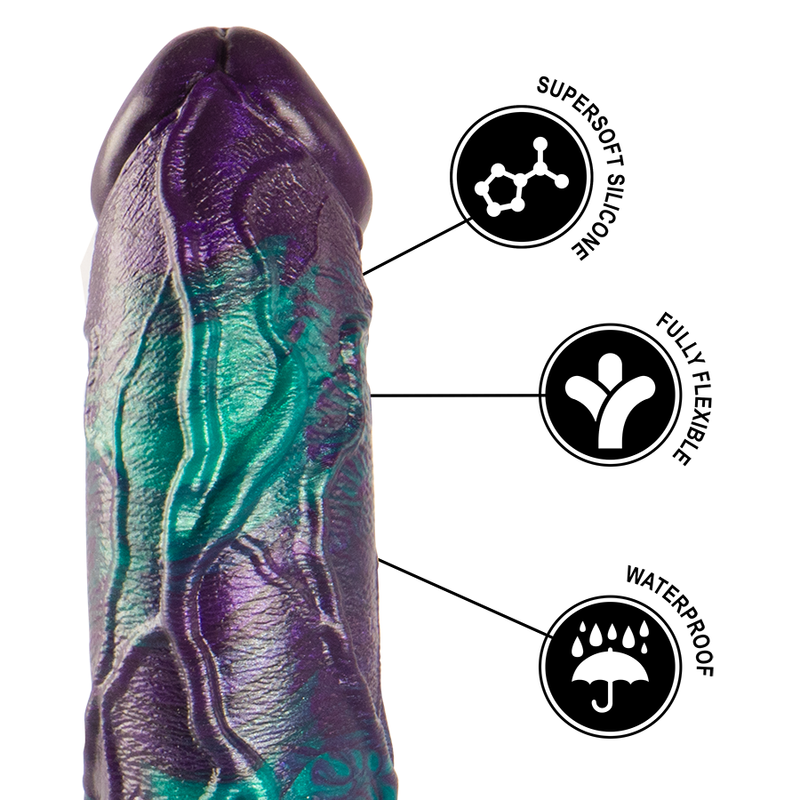 EPIC - BASILISK DILDO DOUBLE SCALMED PLEASURE, LARGE SIZE