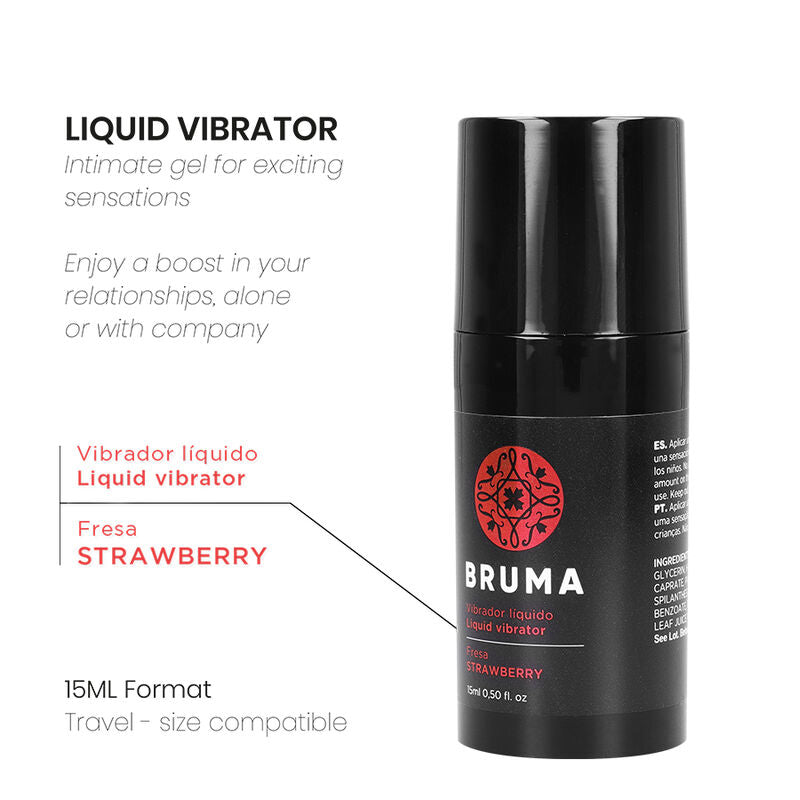 BRUMA - LIQUID VIBRATOR ULTRA SLIMMING STRAWBERRY 15 ML