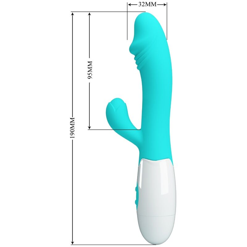 PRETTY LOVE - SNAPPY G-SPOT VIBRATOR AQUAGRÜN