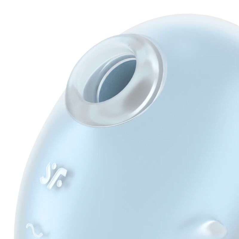 SATISFYER - CUTIE GHOST CLOSED-ON VIBRATOR LIGHT BLUE