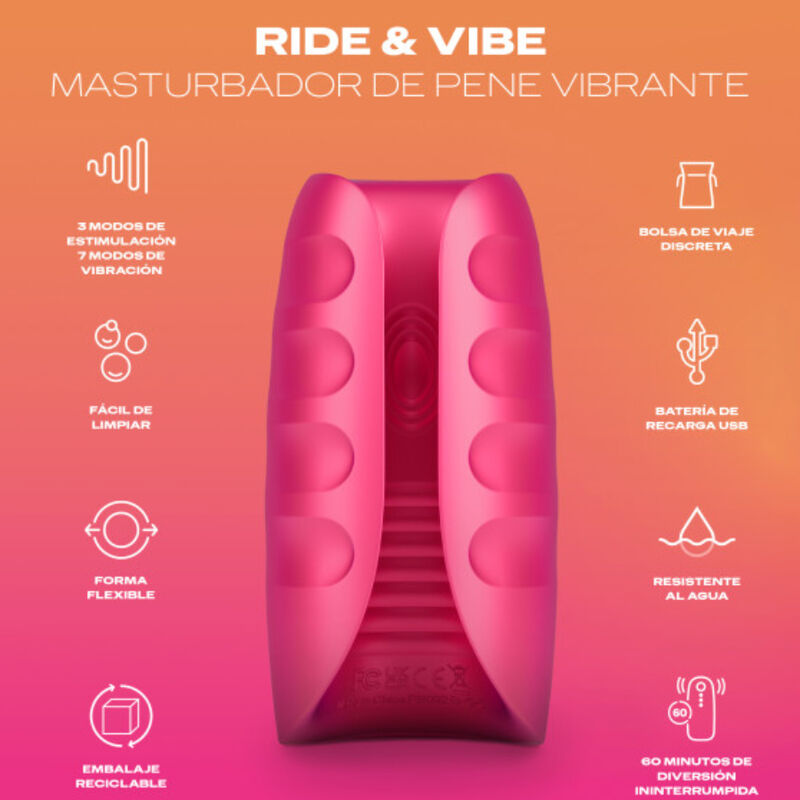DUREX TOY RIDE &amp; VIBE VIBRATOR MASTURBATOR