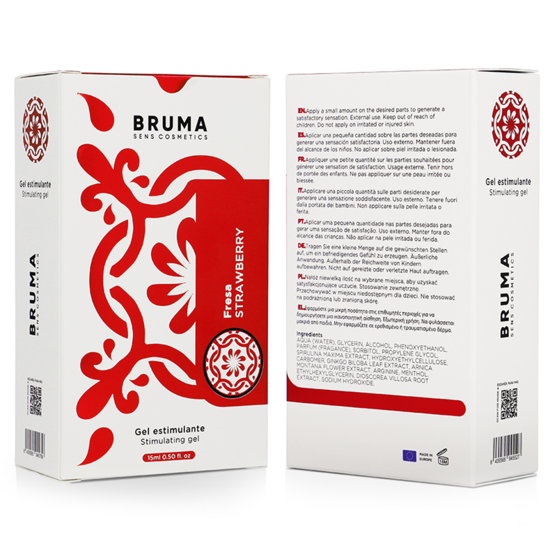 BRUMA - STRAWBERRY FLAVOR INTENSE BALSAM 15 ML