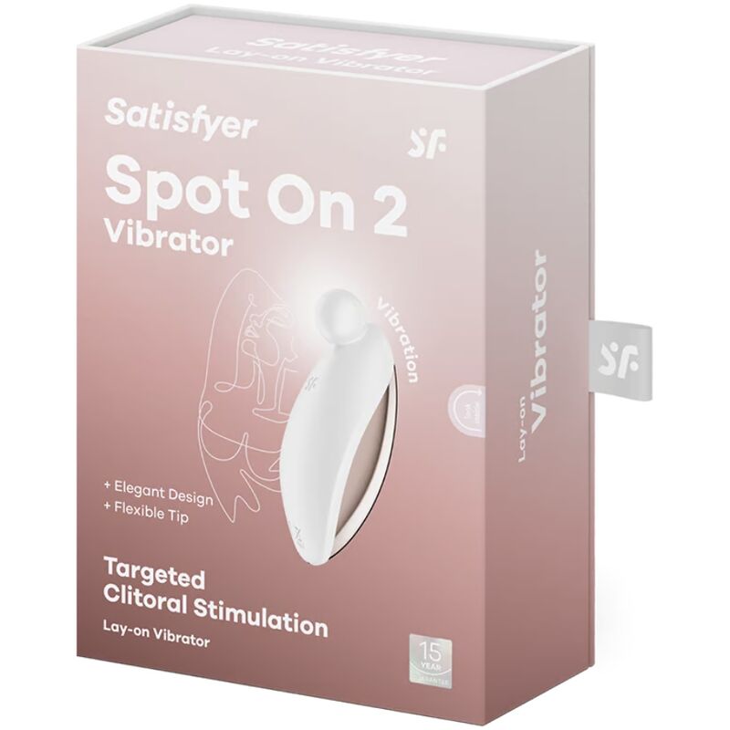SATISFYER - SPOT ON 2 CLOSED-ON VIBRATOR WHITE