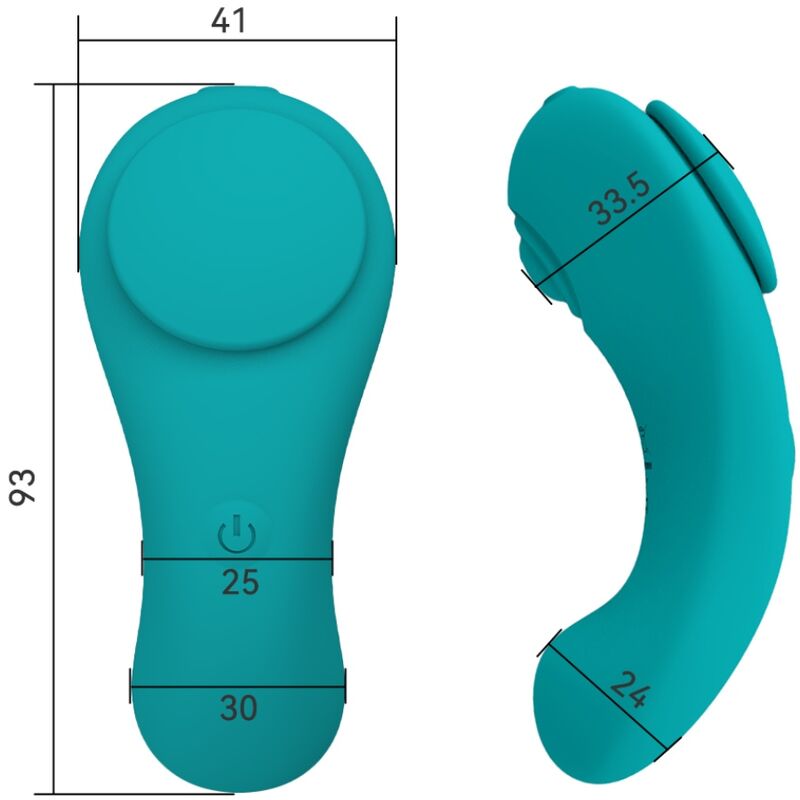 ARMONY - PLEASURE PANTY VIBRATOR REMOTE CONTROL 3 ​​SPEEDS GREEN