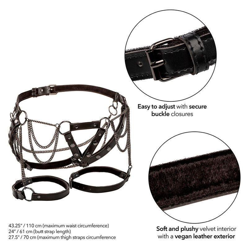 CALEXOTICS - EUPHORIA MULTICHAIN ​​THIGH HARNESS PREMIUM