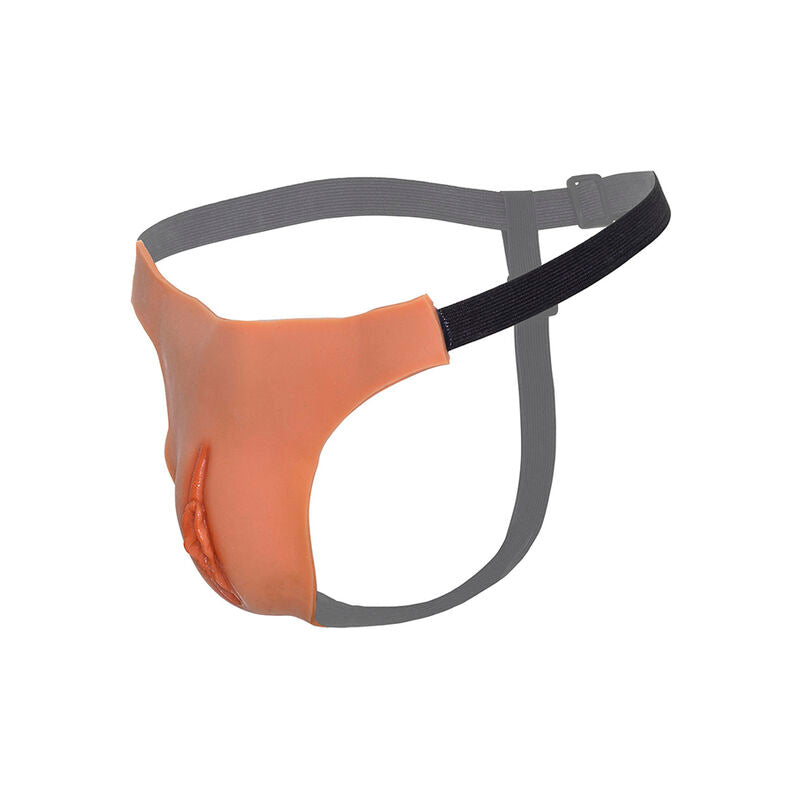 HIDDEN DESIRE - ALTER EGO ADJUSTABLE OPEN VAGINA STRING MEAT