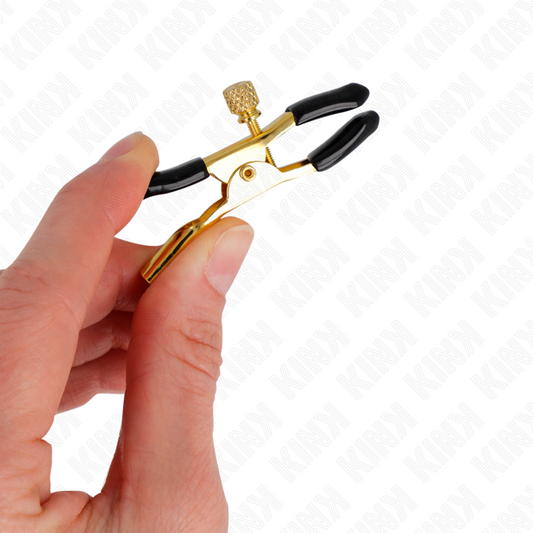 KINK - GOLDEN NIPPLE CLAMPS 6 CM