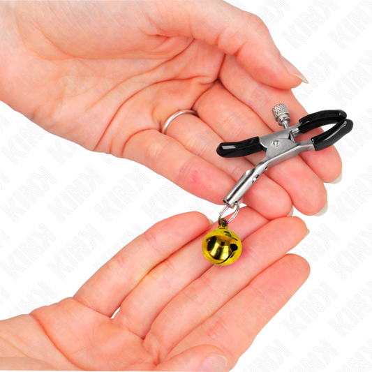 KINK - GOLDEN SINGLE BELL NIPPLE CLAMP 6 CM