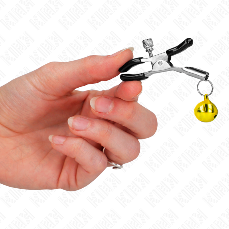 KINK - GOLDEN SINGLE BELL NIPPLE CLAMP 6 CM