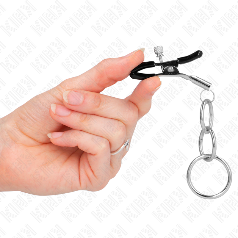 KINK - 3 O-RING NIPPLE CLAMPS 6 CM
