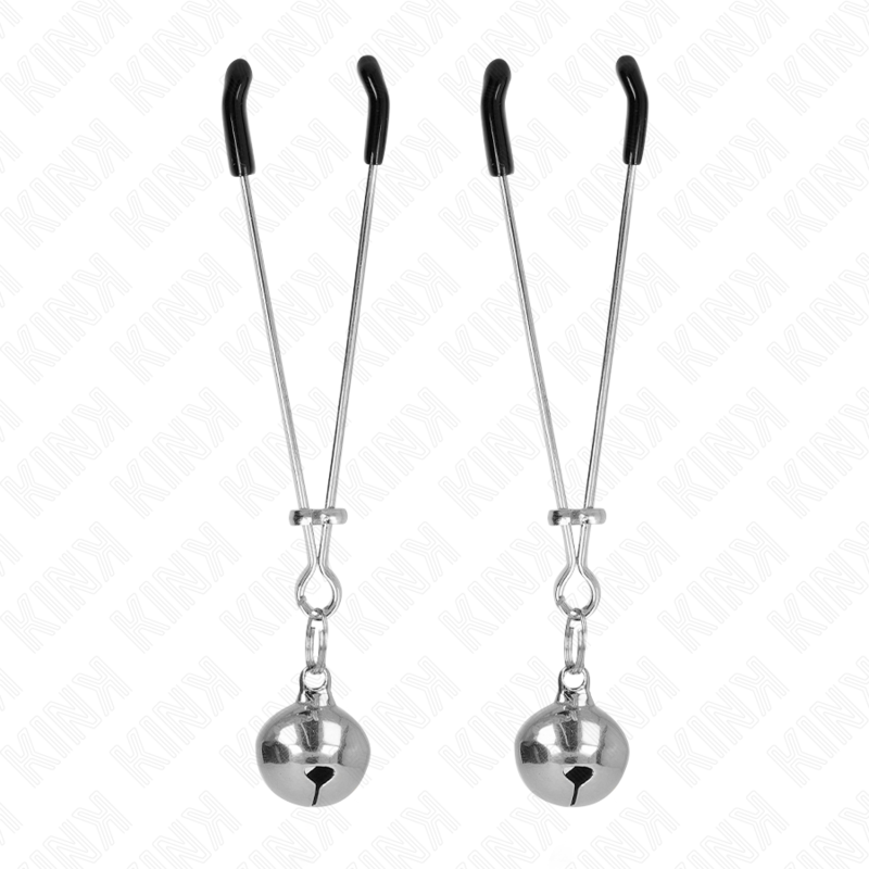 KINK - THIN BELL NIPPLE CLIPS SILVER 7 CM