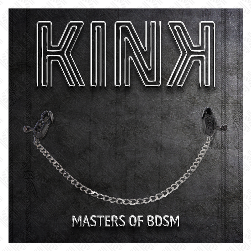 KINK - FLAT CHAIN ​​NIPPLE CLIPS SILVER 30 CM