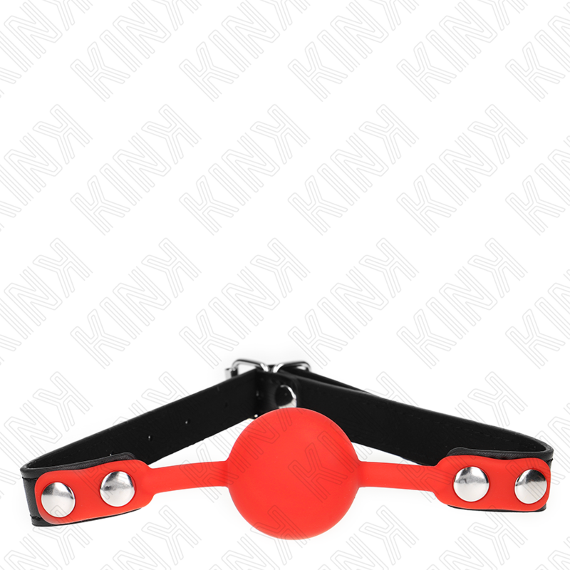 KINK - RED SILICONE BALL 4 CM GAGG 60 x 2 CM